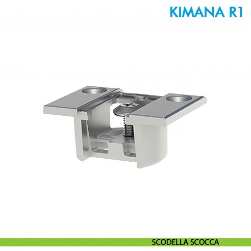 Cerniera per anta a ribalta e rialza Ferramenta Livenza Kimana R1 per spessore da 16 a 20 mm - scodella scocca