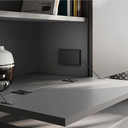 Sistema di apertura per anta a ribalta Ferramenta Livenza Kiaro Easy Soft