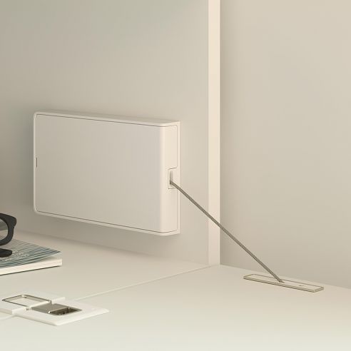 Sistema di apertura per anta a ribalta Ferramenta Livenza Kiaro Easy Soft