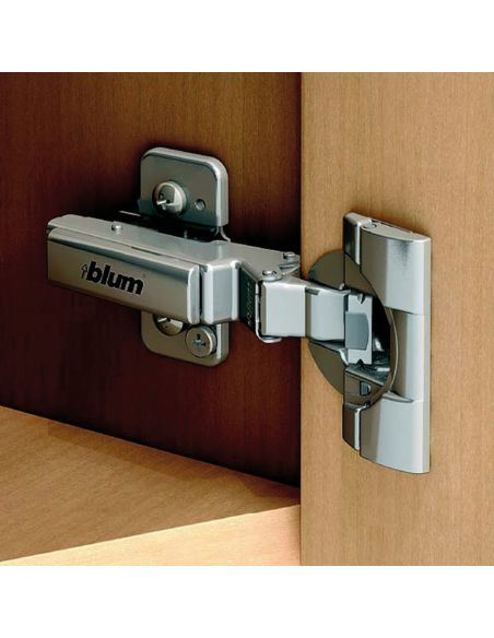 Cerniera Blum 79B3451 Clip Top Blumotion per mobili ad angolo -30 gradi III battuta a sormonto massima ammortizzata 110 gradi