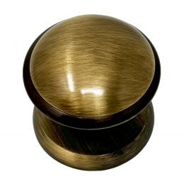 Pomello fisso ottone bronzato graffiato Giada Nestori