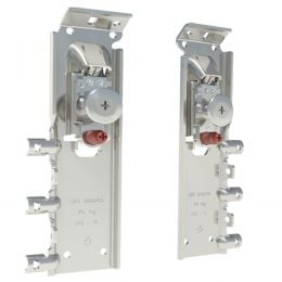 Attaccaglia a scomparsa per mobile pensile Ferramenta Livenza Libra H3 con sistema antisganciamento fissaggio con foratura