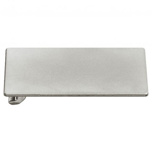 Piastrina portafondello per anta a specchio Blum 70T4568C da incollare nichelato speciale