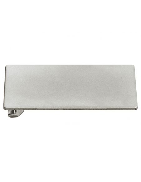 Piastrina portafondello per anta a specchio Blum 70T4568C da incollare nichelato speciale