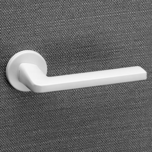 Maniglia per porta interna Axis Zincral Linea Calì rosetta tonda