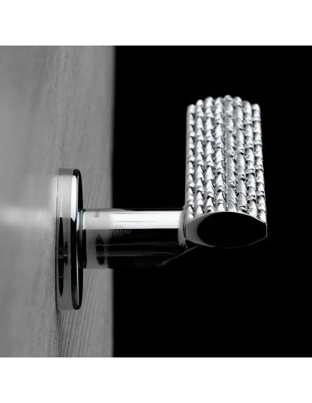 Maniglia per porta interna Vision Zincral Linea Calì rosetta tonda