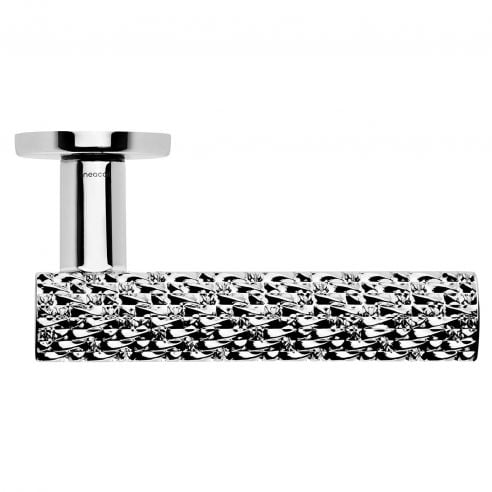 Maniglia per porta interna Vision Zincral Linea Calì rosetta tonda