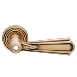 Maniglia per porta interna Madame Crystal Linea Calì con rosetta tonda