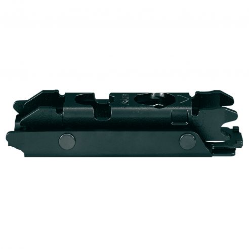 Basetta dritta Blum 175H3130 Clip spessore 3 mm con eccentrico nero onice