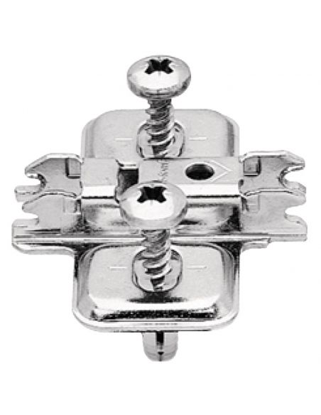 Basetta a croce Blum 174E6100.01 Clip spessore 0 mm montaggio EXPANDO