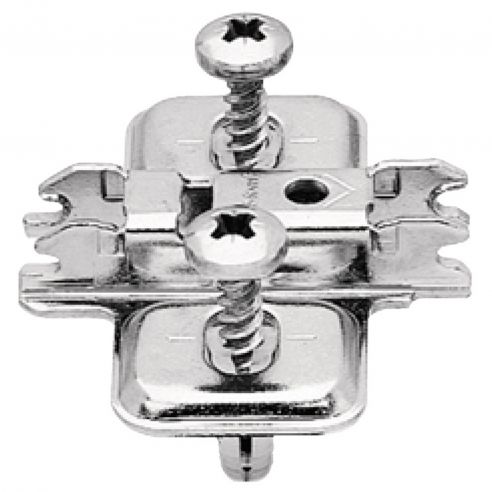 Basetta a croce Blum 174E6130.01 Clip spessore 3 mm montaggio EXPANDO