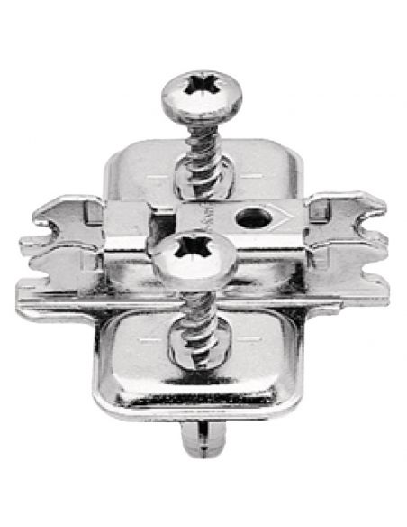 Basetta a croce Blum 174E6130.01 Clip spessore 3 mm montaggio EXPANDO