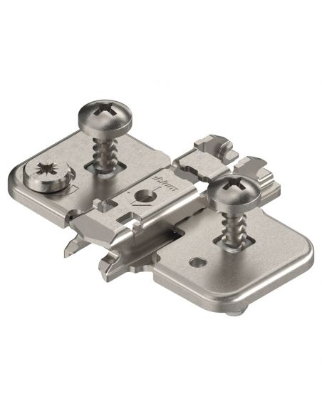 Basetta a croce Blum 174H7100E Clip spessore 0 mm con eccentrico montaggio EXPANDO