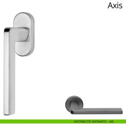 Maniglia per finestra martellina DK Axis Zincral Linea Calì 2
