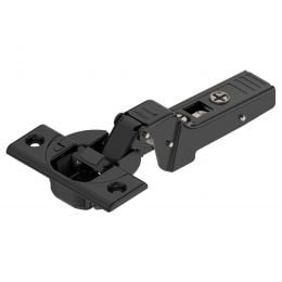 Cerniera Blum 71B9650 Clip Top Blumotion per ante spesse mezza battuta ammortizzata apertura 95 gradi nero onice