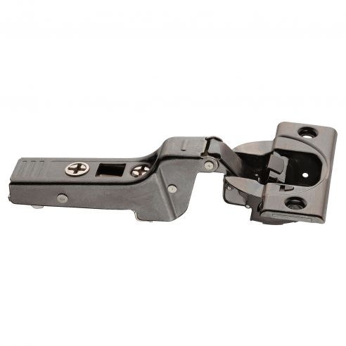 Cerniera Blum 71B9650 Clip Top Blumotion per ante spesse mezza battuta ammortizzata apertura 95 gradi nero onice