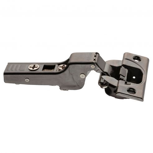 Cerniera Blum 71B3650 Clip Top Blumotion mezza battuta ammortizzata apertura 110 gradi nero onice
