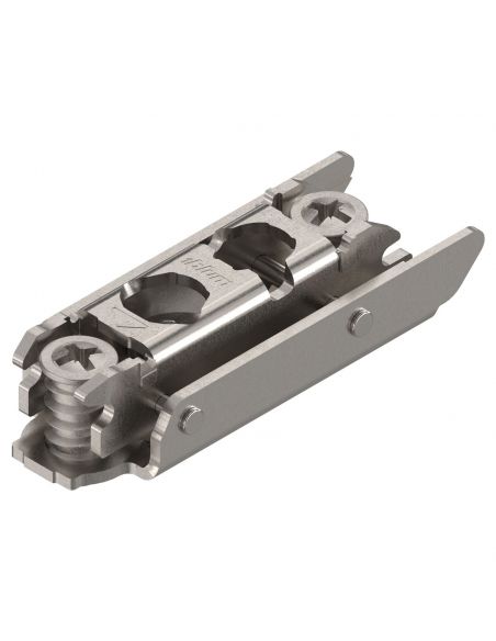 Basetta dritta Blum 175H4130 Clip spessore 3 mm con eccentrico montaggio con viti euro premontate