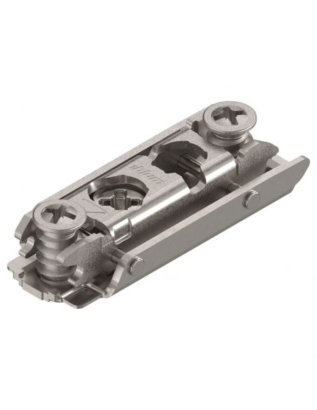 Basetta dritta Blum 175H4100 Clip spessore 0 mm con eccentrico montaggio con viti euro premontate