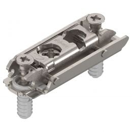 Basetta dritta Blum 177H3100E Clip spessore 0 mm con eccentrico montaggio EXPANDO diametro 5 mm