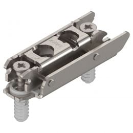 Basetta dritta Blum 177H3130E Clip spessore 3 mm con eccentrico montaggio EXPANDO diametro 5 mm