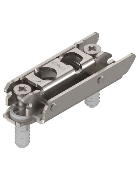 Basetta dritta Blum 177H3130E Clip spessore 3 mm con eccentrico montaggio EXPANDO diametro 5 mm