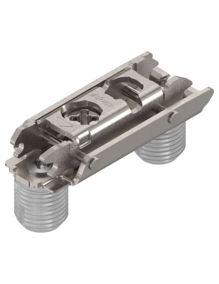 Basetta dritta Blum 177H3100E10 Clip spessore 0 mm con eccentrico montaggio EXPANDO diametro 10 mm