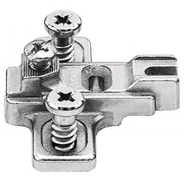 Basetta a croce Blum 199.8130 Modul spessore 3 mm per mobili con colonna montaggio con viti euro premontate 2