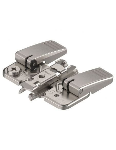 Basetta a croce Blum 174H7100I Clip spessore 0 mm con eccentrico montaggio INSERTA