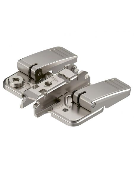 Basetta a croce Blum 174H7130I Clip spessore 3 mm con eccentrico montaggio INSERTA