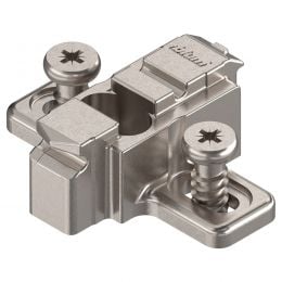 Basetta a croce Blum 175L8190 Clip spessore 9 mm montaggio con viti euro premontate