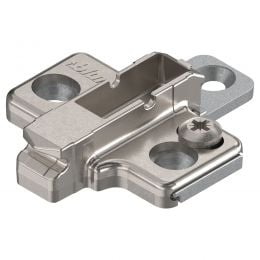 Basetta a croce Blum 175H9130 Clip spessore 3 mm montaggio con viti euro