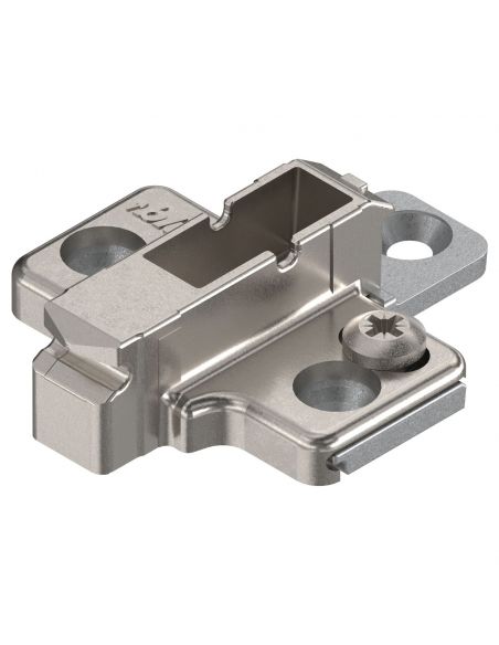 Basetta a croce Blum 175H9160 Clip spessore 6 mm montaggio con viti euro