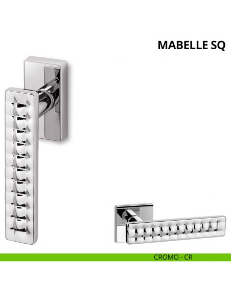 Maniglia per finestra martellina DK Mabelle SQ Ento cromo