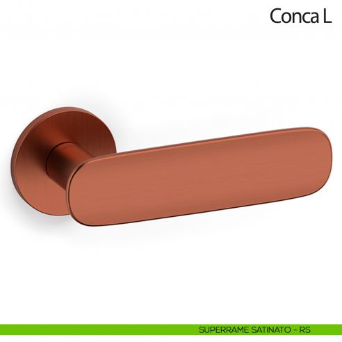 Maniglia per porta Conca L Olivari bassa superame satinato