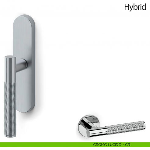 Maniglia per finestra cremonese Hydrid Olivari cromo