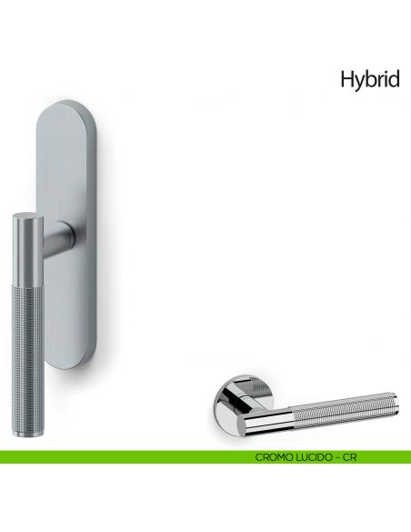 Maniglia per finestra cremonese Hydrid Olivari cromo