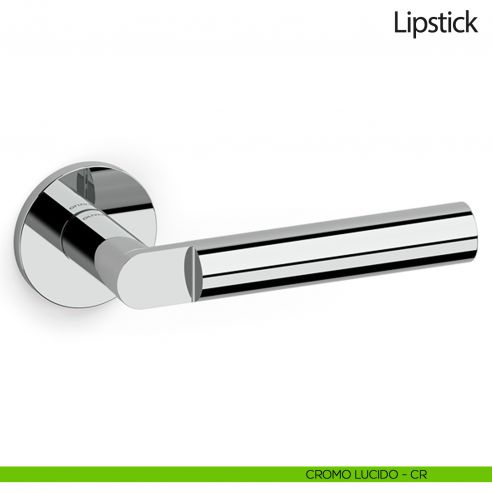 Maniglia per porta Lipstick Olivari bassa cromo