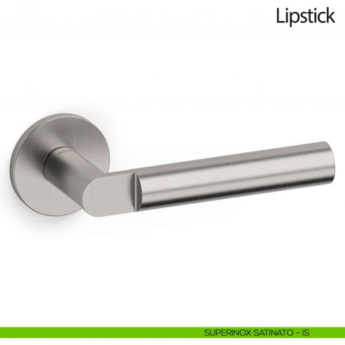 Maniglia per porta Lipstick Olivari bassa superinox satinato