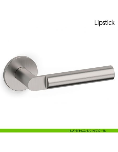 Maniglia per porta Lipstick Olivari bassa superinox satinato