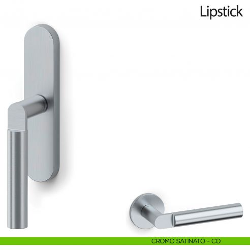 Maniglia per finestra cremonese Lipstick Olivari cromo satinato