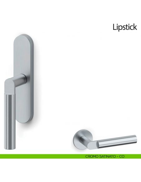 Maniglia per finestra cremonese Lipstick Olivari cromo satinato