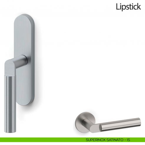 Maniglia per finestra cremonese Lipstick Olivari superinox satinato