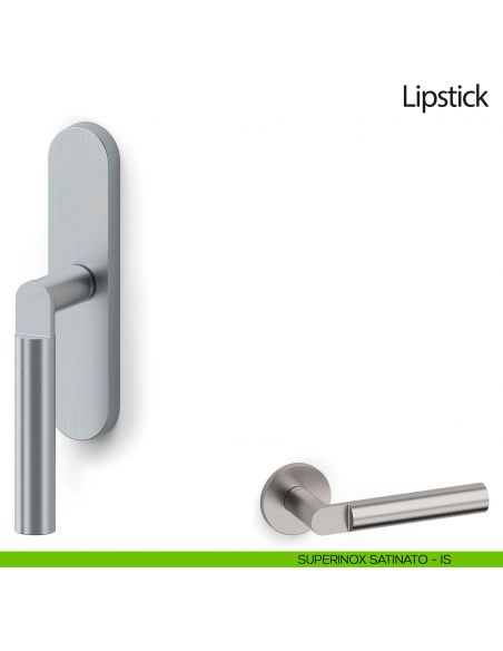 Maniglia per finestra cremonese Lipstick Olivari superinox satinato
