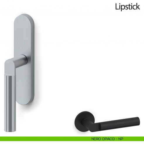 Maniglia per finestra cremonese Lipstick Olivari nero opaco
