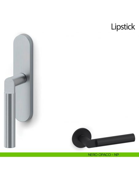 Maniglia per finestra cremonese Lipstick Olivari nero opaco