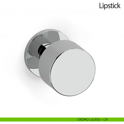 Pomello per porta Lipstick girevole Olivari bassa cromo