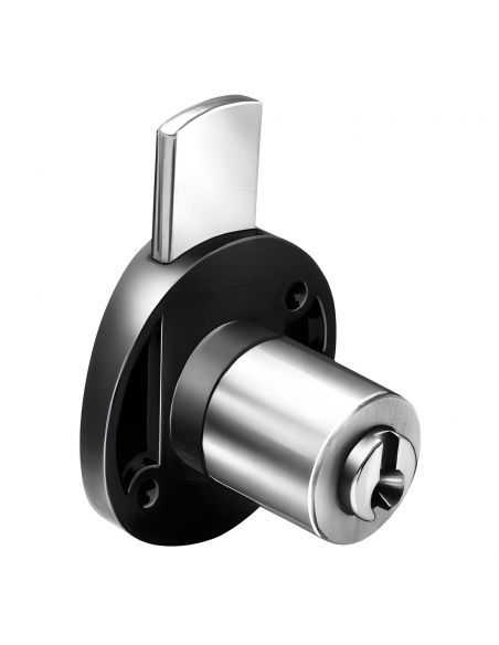 Serratura per cassetto con cilindro diametro 16,5 mm lunghezza 20 mm catenaccio piano 2130 Meroni