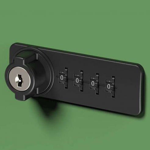 Serratura a combinazione meccanica per mobile 1051U Meroni