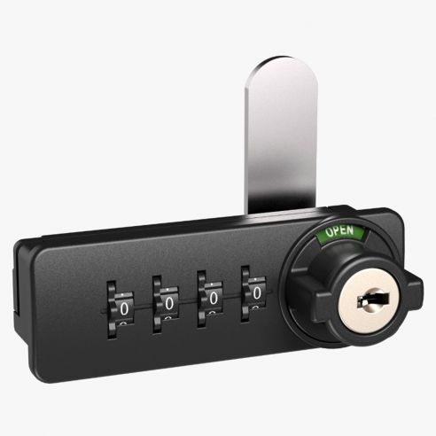 Serratura a combinazione meccanica per mobile 1051U Meroni - versione sinistra